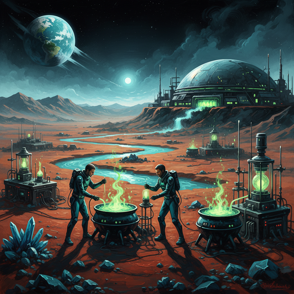 Mars devient un laboratoire de chimie prébiotique