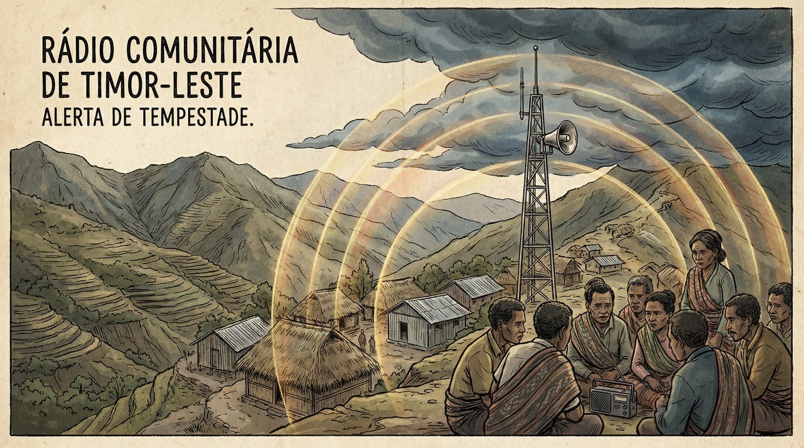 Le système d’alerte au Timor-Leste, comment radios et sirènes sauvent des vies là où le numérique échoue