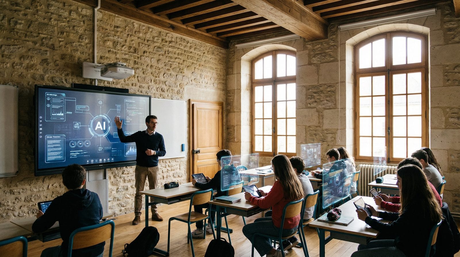L'intelligence artificielle dans l'éducation française, un déploiement entre retard et accélération