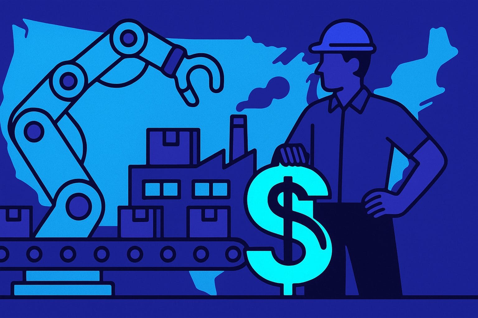 Quand l'usine ne peut pas s'offrir ceux qui font tourner ses robots