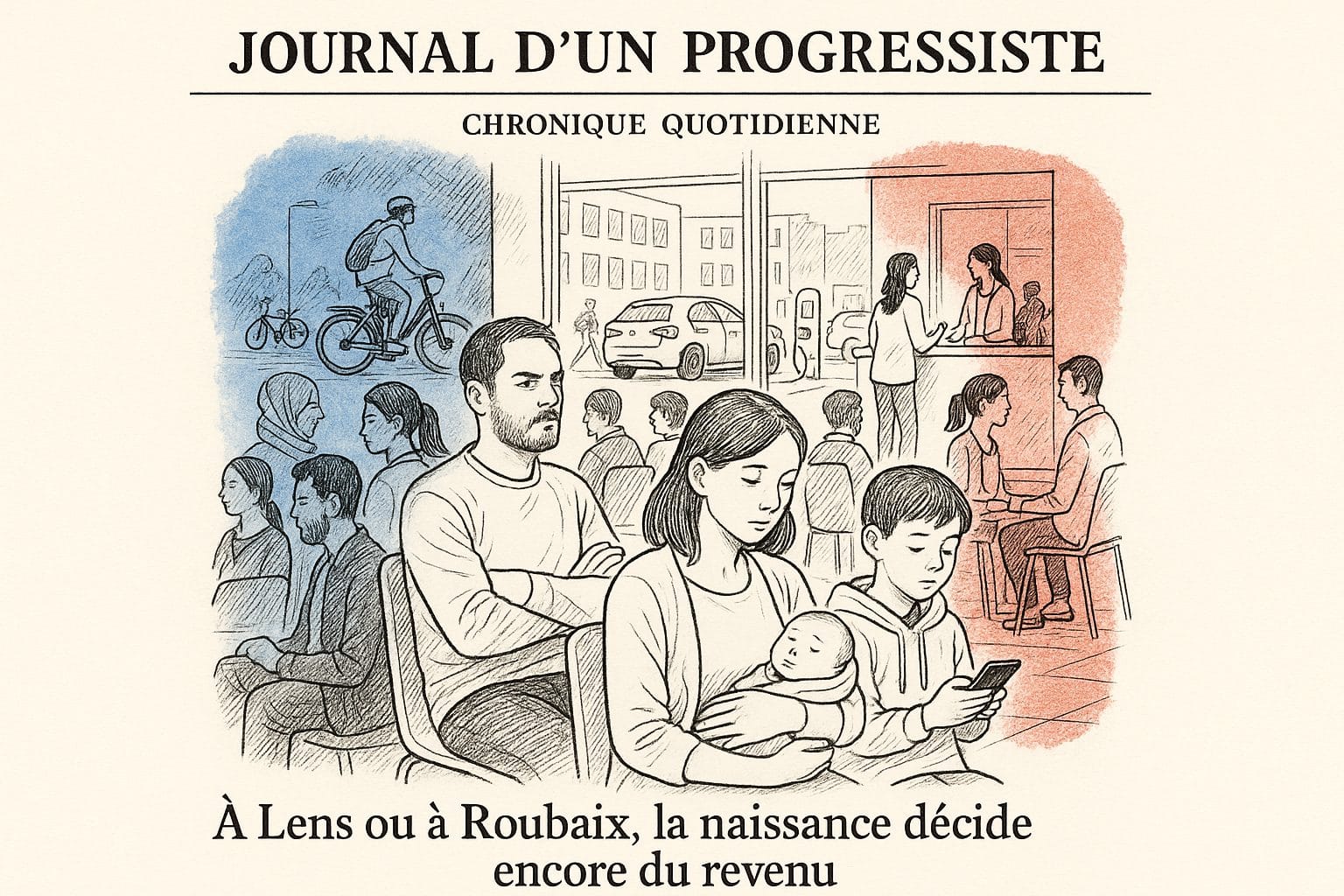 In Lens or Roubaix, Birth Still Determines Income
