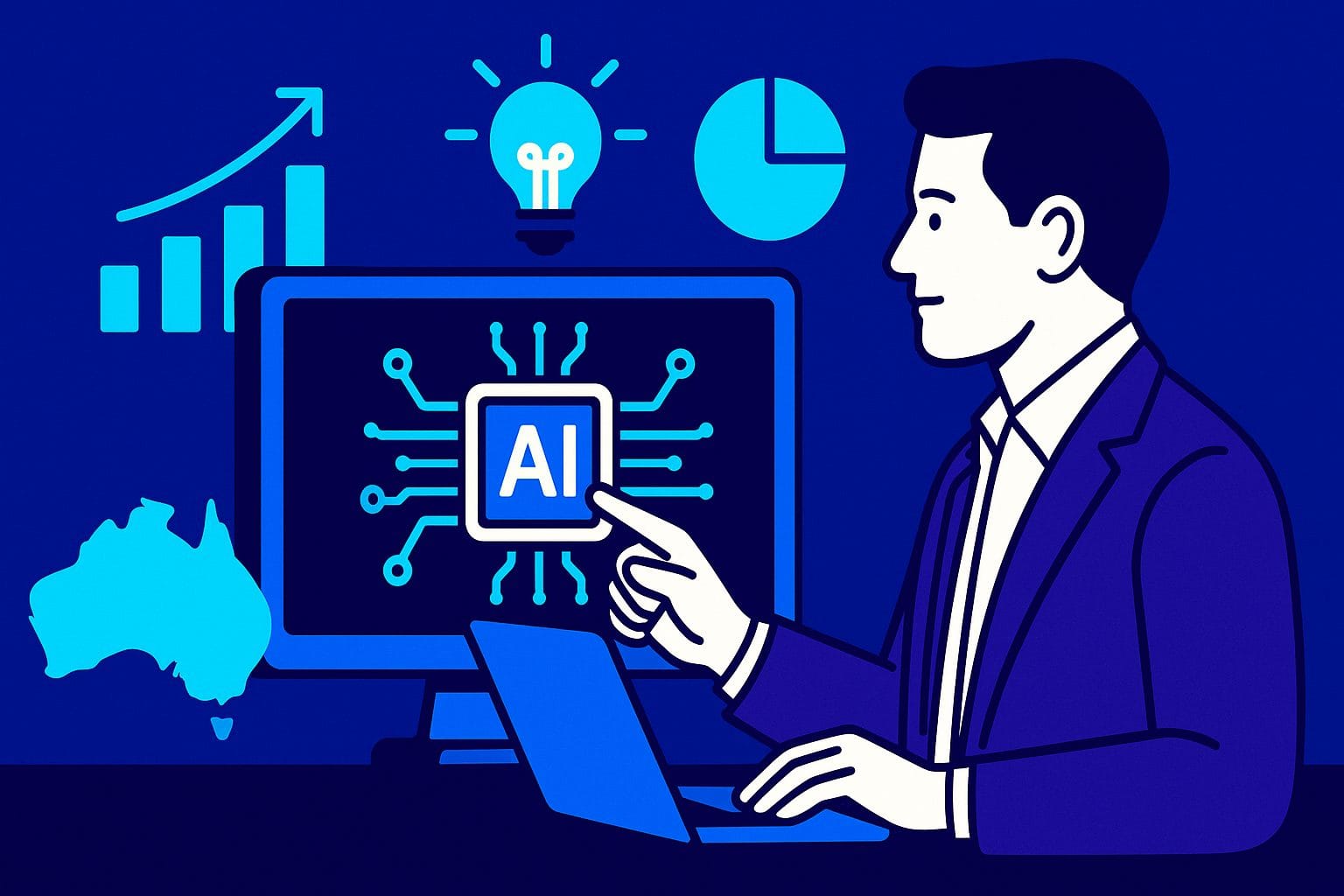 IA dans les PME : 44 % déclarent l'adopter, 12 % l'utilisent vraiment