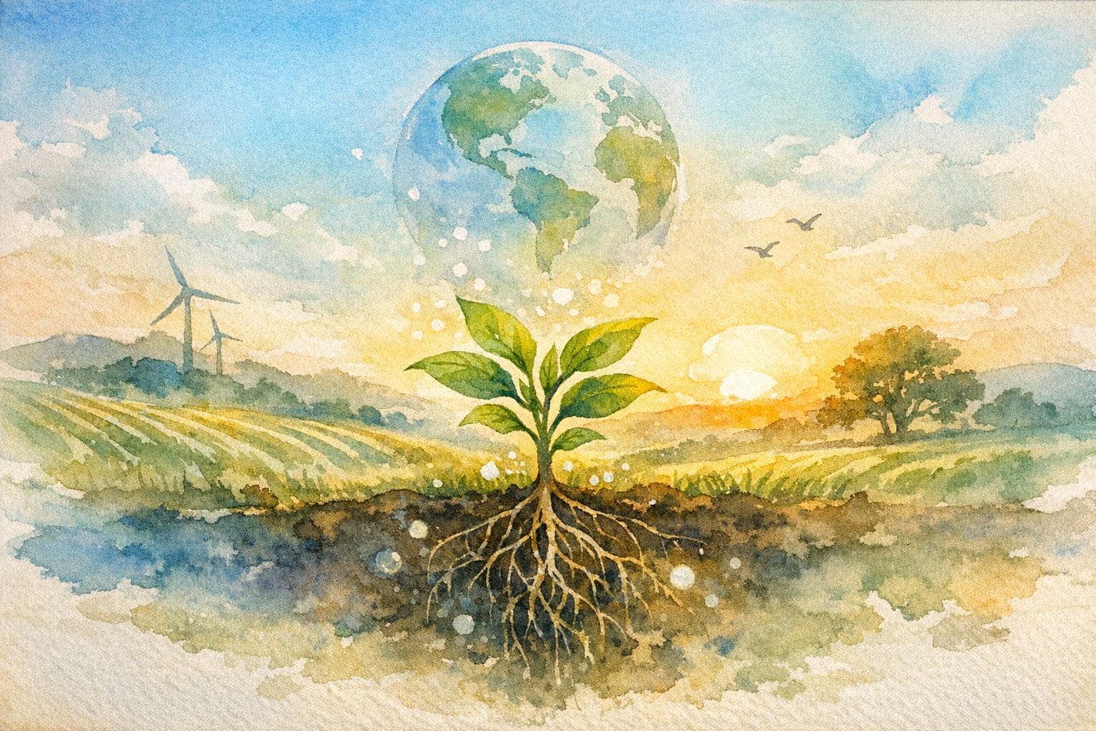 Comment l'agriculture régénérative séquestre du carbone