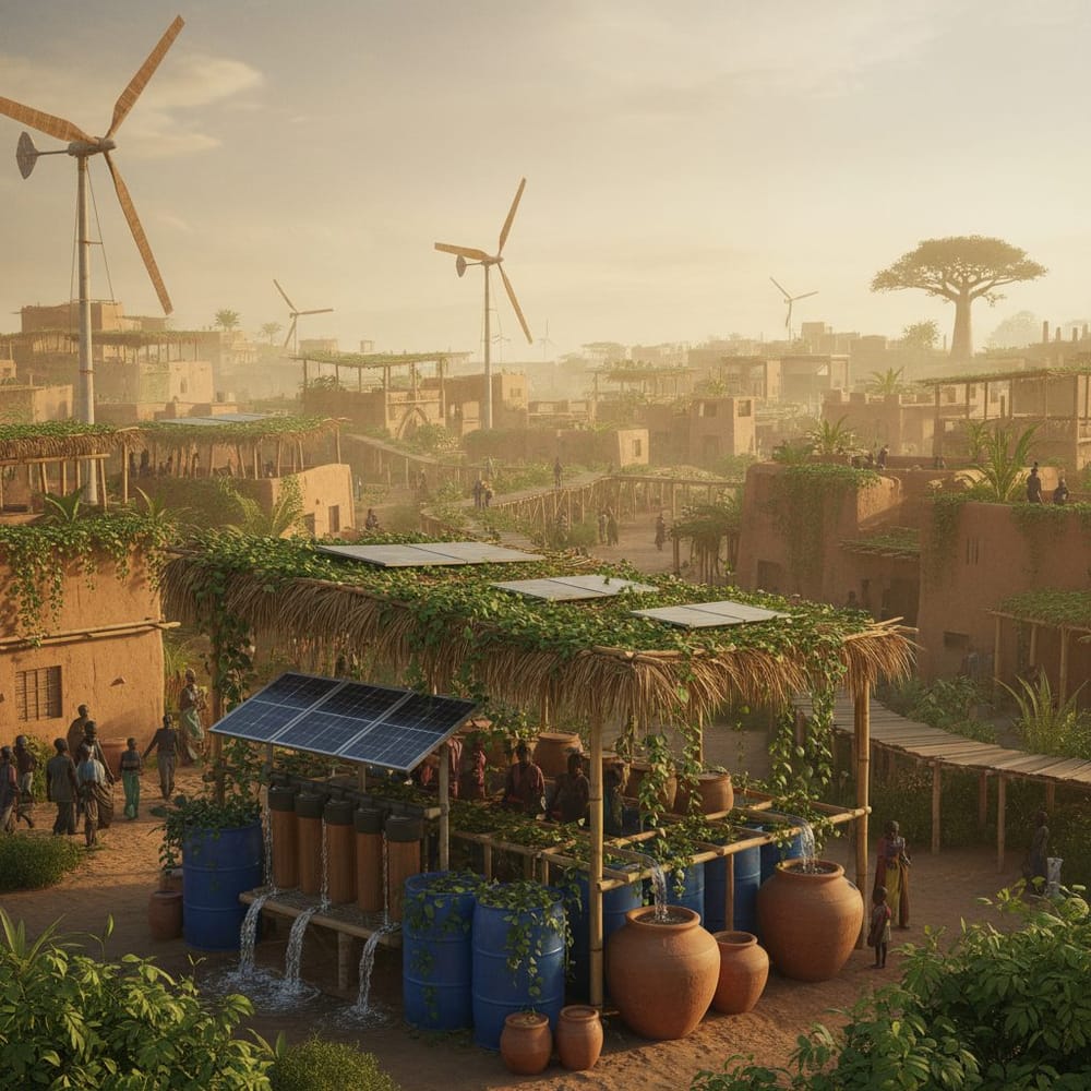 Les villes africaines innovent avec des solutions climatiques low-cost nature-technologie