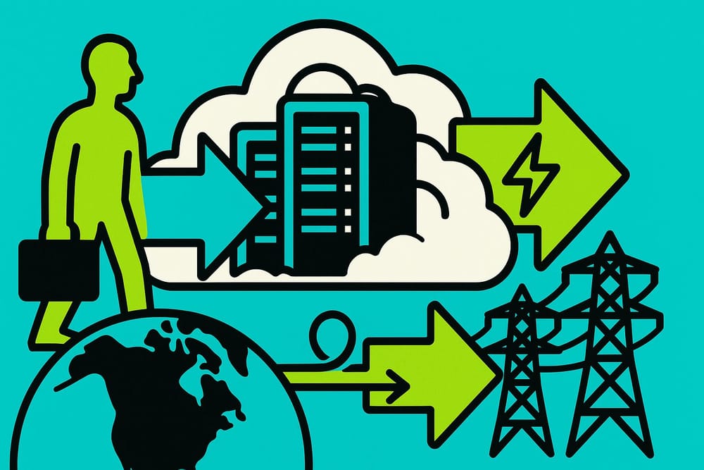 Données, watts et pouvoir de négociation migrent vers les géants du cloud
