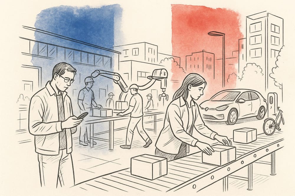 French Industry Weighs Less Than Greece's