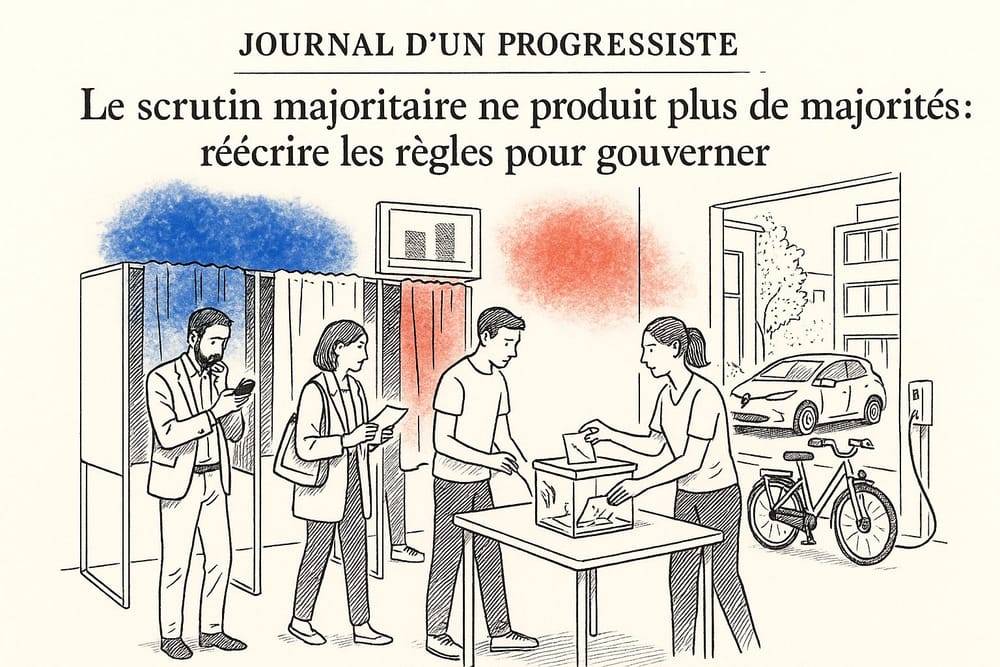 First-past-the-post voting no longer produces majorities: rewriting the rules to govern